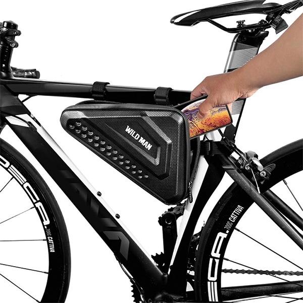 Actual product image Wildman Etui/sakwa na ramę roweru ES19 uchwyt rowerowy czarna/black