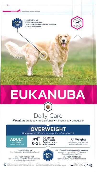 Actual product image Eukanuba Euk DailyCare Overweight, Sterilised 2,3kg (Adult, 2300 g)