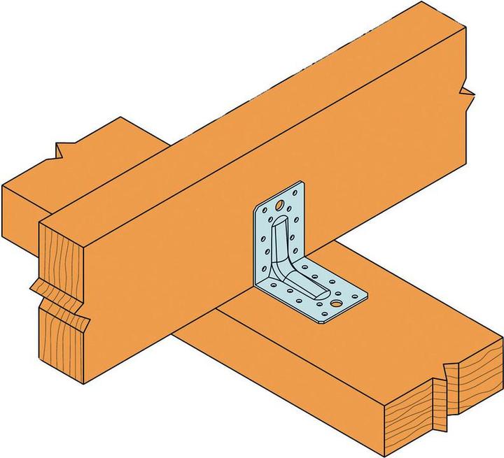 Image du produit Simpson Sst Equerres SST, type 70 acier zingué 70x70 (Connecteur coudé, 1 pcs)
