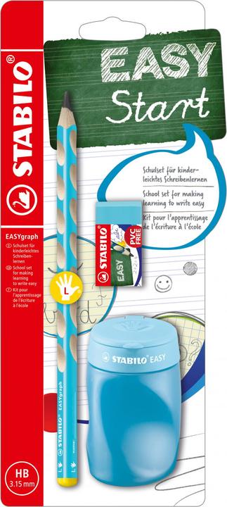 Produktbild STABILO Schulset EASYgraph, fr Linksh„nder, blau (3.15 mm, HB, 1 x)