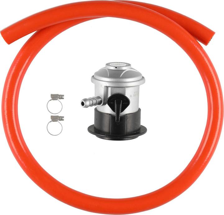 Actual product image Mustang Grill Low pressure regulator and hose