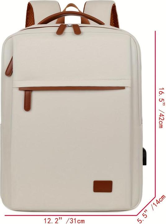 Produktbild Only-Bags.Store Modischer und einfacher wasserdichter Computerrucksack aus Oxford-Gewebe, vielseitige