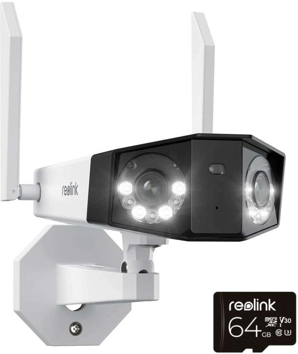 Actual product image Reolink Duo W730 180° 4K Wifi camera + 64GB SD (4608 x 1728 pixels)