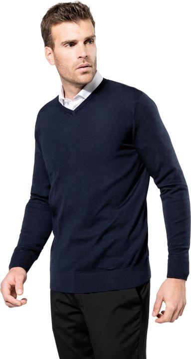 Produktbild Kariban Merino-Pullover mit V-Ausschnitt (S)