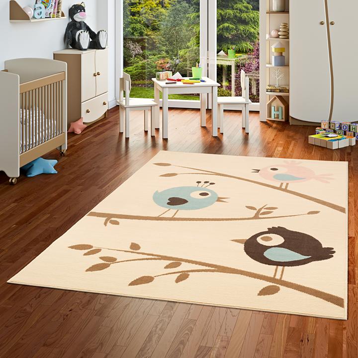 Actual product image Pergamon Children's carpet Trendline Birds (185 x 270 cm)