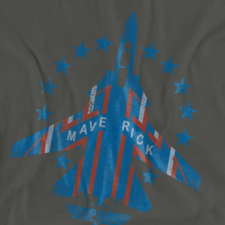 Actual product image Top Gun Unisex Adult Maverick T-Shirt (XL)