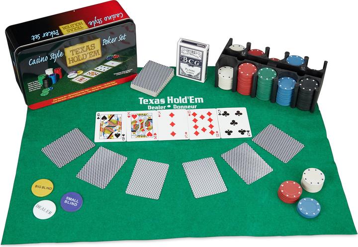 Produktbild Relaxdays Pokerset