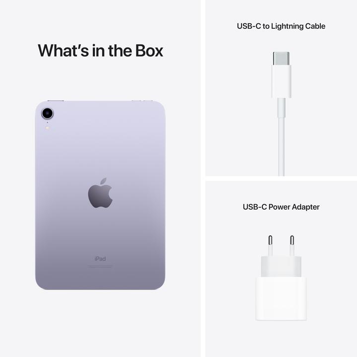 Produktbild Apple iPad mini 2021 (6.Gen) (nur WLAN, 8.30", 256 GB, Purple)