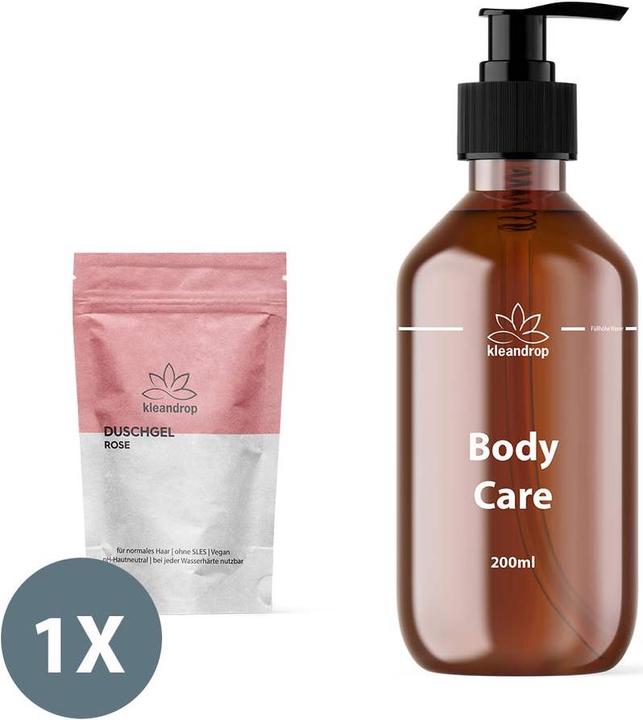 Immagine prodotto Kleandrop Polvere, set iniziale per la cura del corpo uno (200 ml)