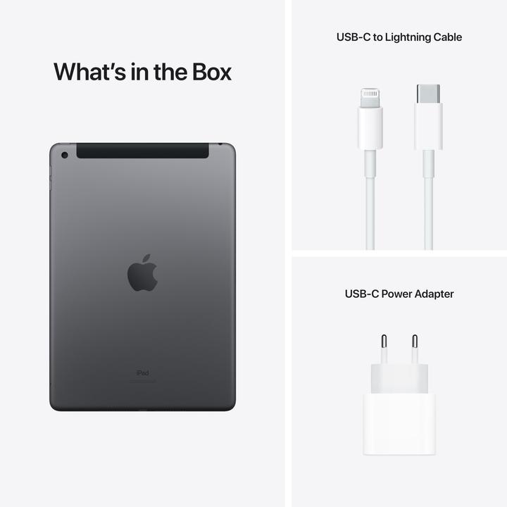 Produktbild Apple iPad 2021 (9. Gen) (4G, 10.20", 64 GB, Space Grey)