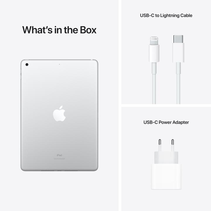 Produktbild Apple iPad 2021 (9. Gen) (nur WLAN, 10.20", 64 GB, Silver)