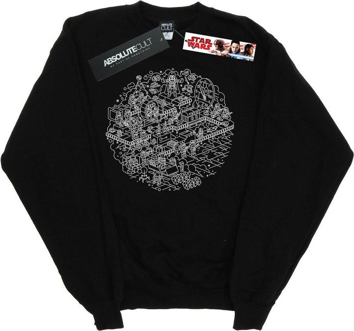 Star Wars Christmas Death Star Sweatshirt Mädchen