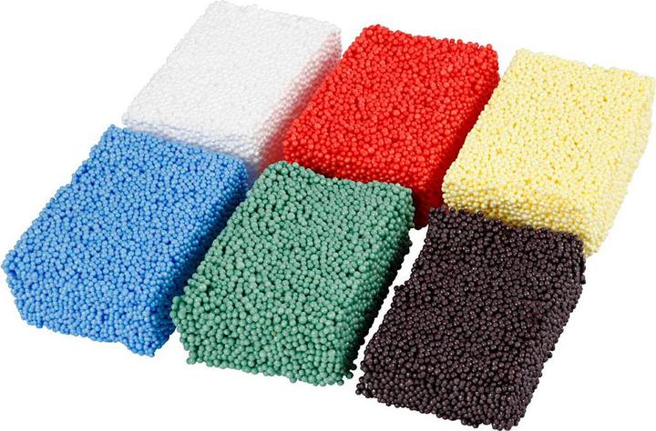 Productafbeelding Creativ Company Soft Foam Clay standaard kleuren, 6x10gr.