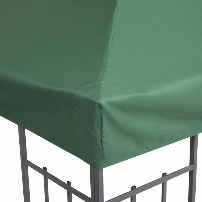 Actual product image Swisshandel24 Replacement roof pavilion roof for metal pavilion garden pavilion party tent garden tent polyester (300 cm, 300 cm)