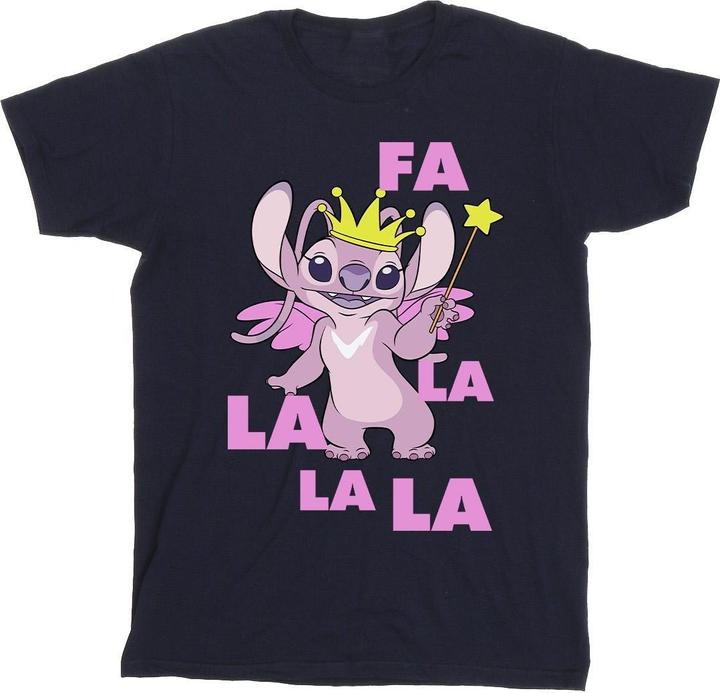 Image du produit Disney - T-shirt LILO & STITCH ANGEL FA LA LA - Fille (104)