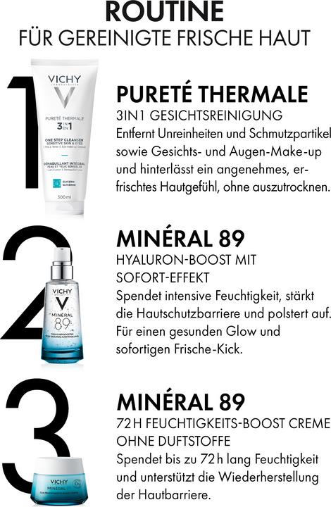 Produktbild Vichy Pureté Thermale 3in1 Gesichtsreinigung (Reinigungstücher, 300 ml)