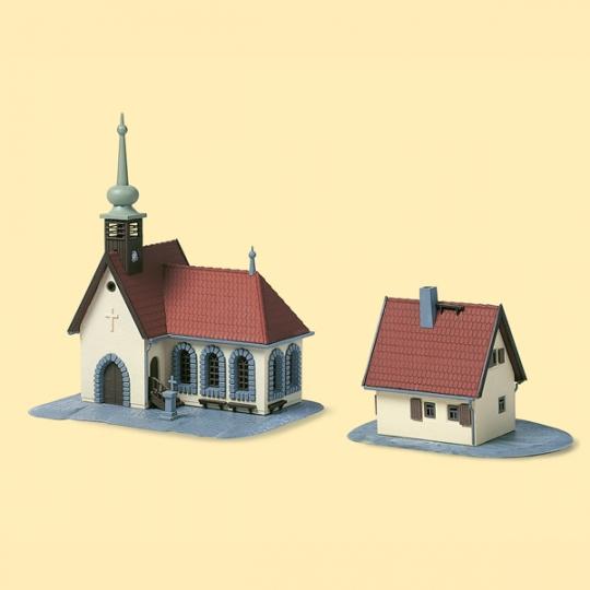 Immagine prodotto Auhagen 14461 N Chiesa del villaggio con sala parrocchiale
