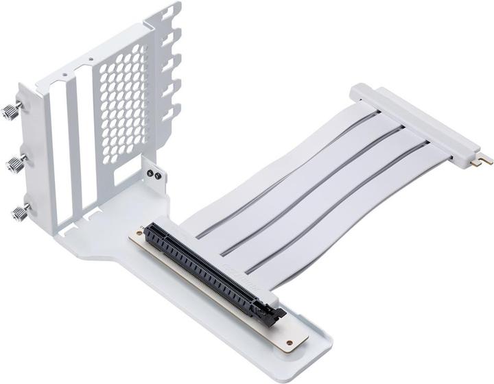 Produktbild Phanteks Vertikales GPU-Bracket II + PCI-E 4.0 x16 Riser Flachband-Kabel, 22 cm - weiss