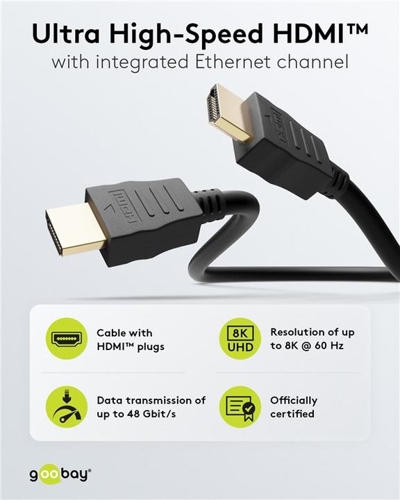 Produktbild Goobay HDMI – HDMI (1 m, HDMI)