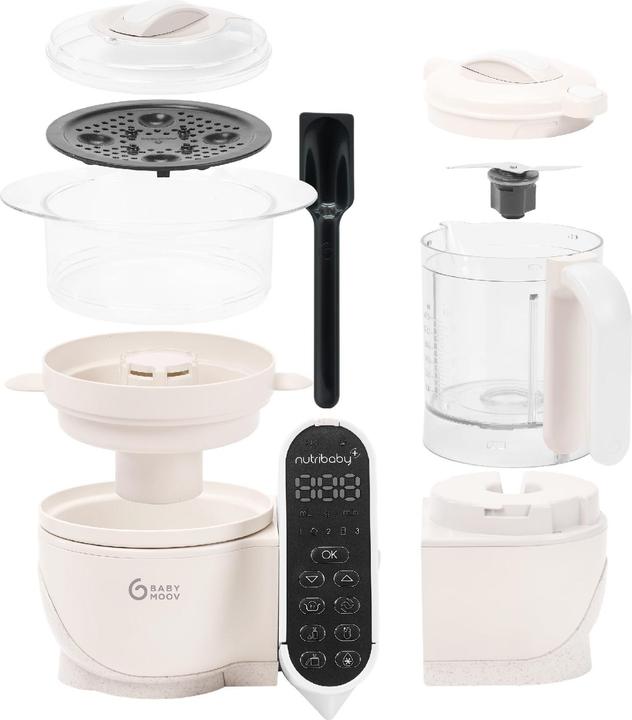 Image du produit Babymoov Nutribaby(+) Mineral beige Robot Multifonctions bébé 6 en 1