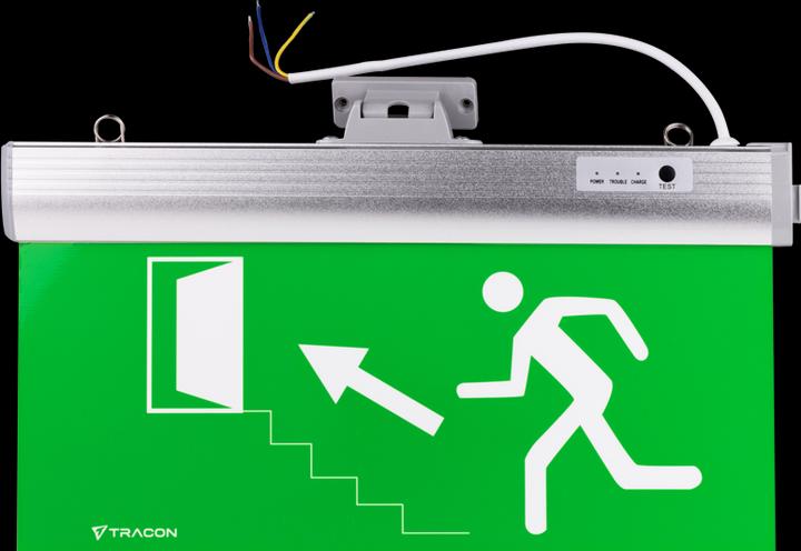 Produktbild Tracon LED Notleuchte mit klebbare Piktogramm