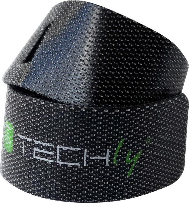 Actual product image Techly USB3.1 Cable Plug Type-A - Plug USB Type-C Black 1m (1 m, USB 3.2 Gen 1)