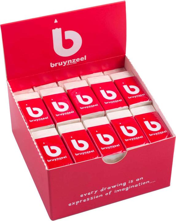Actual product image Bruynzeel - Mittlerer Radiergummi aus Kunststoff, 1.