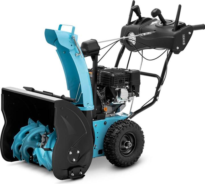 Produktbild Hillvert Schneefräse Schneeschleuder Benzinmotor 565 mm Räumbreite 196 cm³ / 4.1 kW (56.50 cm)