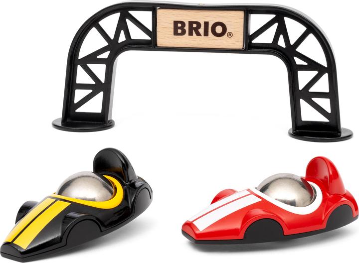 Produktbild Brio Rennbahn-Turm mit zwei Rennwagen