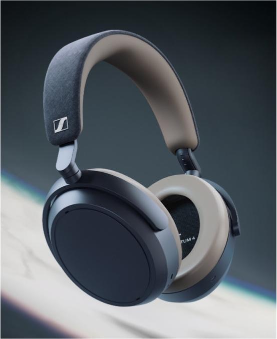 Productafbeelding Sennheiser Momentum 4 Wireless (ANC, 60 h, Draadloze, Bedraad)