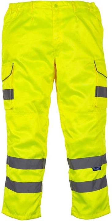 Actual product image Yoko HiVis Cargo Pants With Knee Pockets (W34)