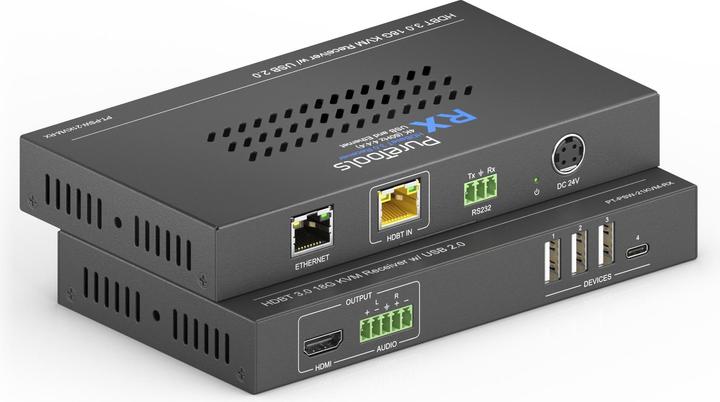 Image du produit Purelink Commutateur de présentation PT-PSW-21KVM Multiformat HDBaseT, kit