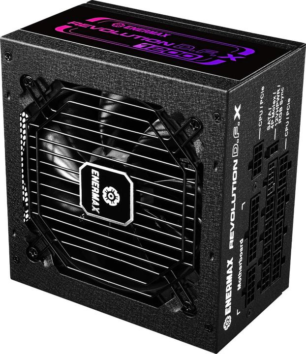 Image du produit Enermax Revolution D.F. X ARGB ATX3.0 PCI-e 5.0 Gaming PC Power Supply 1200W 80Plus Gold full modular 2X (1200 W)