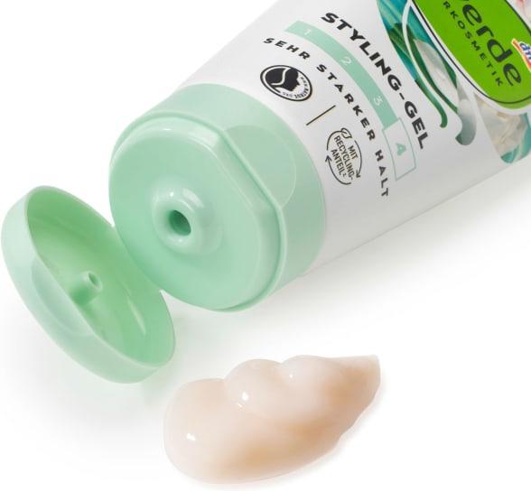 Produktbild dm alverde Styling-Gel Bio-Lotusblüte, Bio-Violetter Reis (Haargel, 36 ml)
