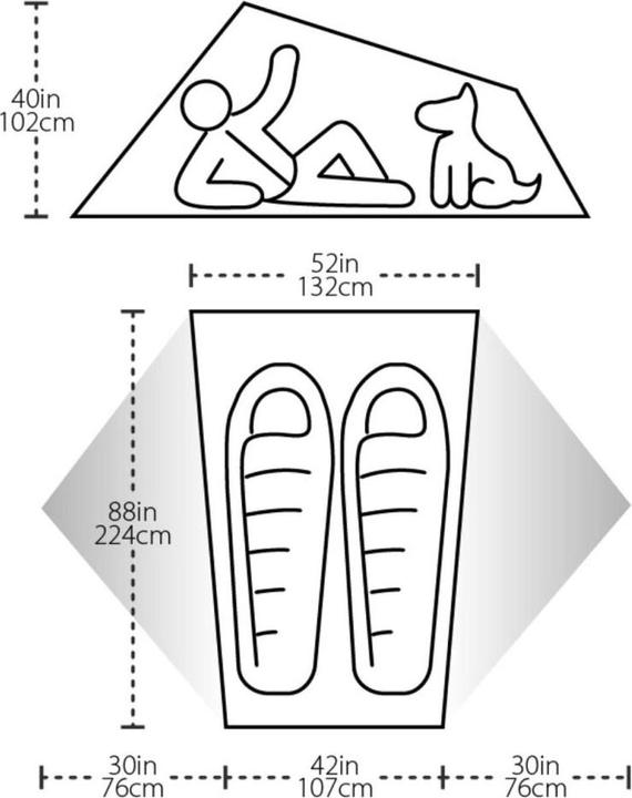Image du produit Big Agnes Copper Spur HV UL2 mtnGLO (Tente igloo, 1.46 kg, 2 personnes)