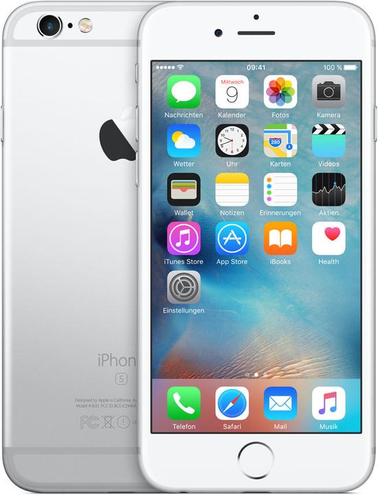 Produktbild Apple iPhone 6s Plus (16 GB, Silver, 5.50", Single SIM, 12 Mpx, 4G)
