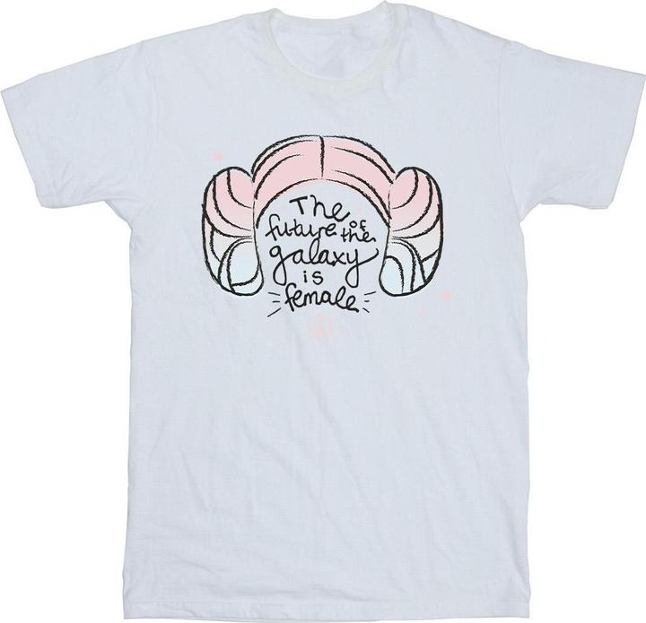 Actual product image Star Wars Mens Princess Leia Future Of The Galaxy T-Shirt (XL)