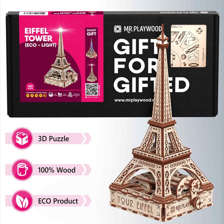 Produktbild Mr Playwood Mr. Playwood: Eiffel Tower - Ecolight
