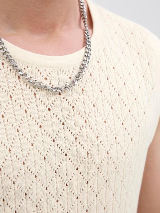 Actual product image Jack & Jones Einfarbig Gestricktes T-Shirt Gestricktes T-Shirt (XS)