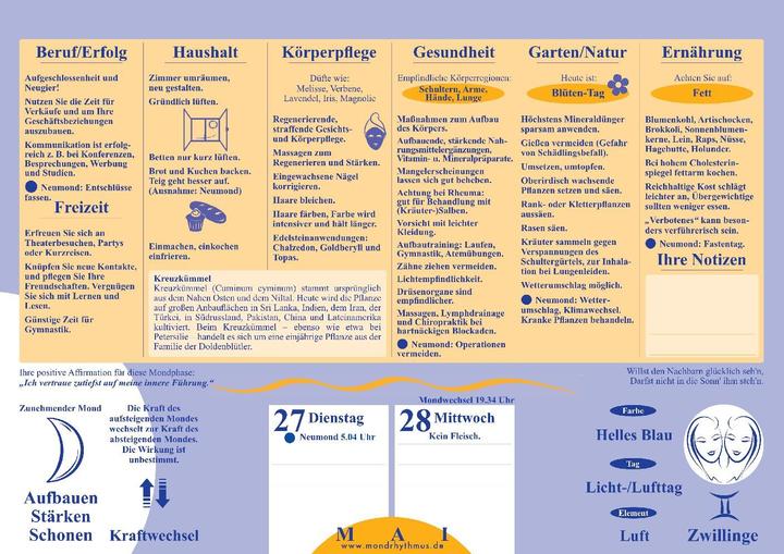 Immagine prodotto La mia vita al ritmo della luna 2014. calendario tascabile (Copertina rigida, Tedesco)