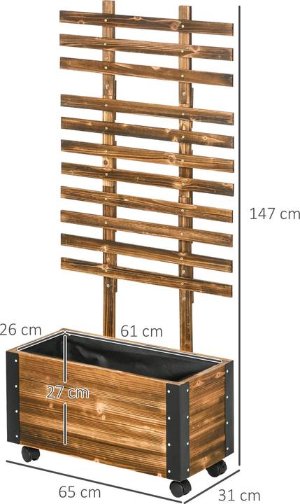 Actual product image Jamb Raised bed with climbing aid