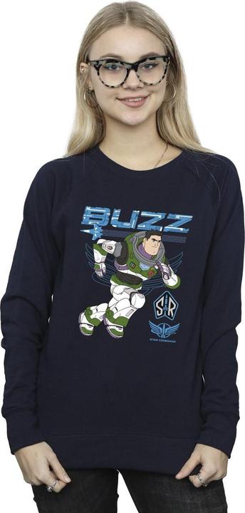 Actual product image Disney Womens/Ladies Lightyear Buzz Run To Action Sweatshirt (XXL)