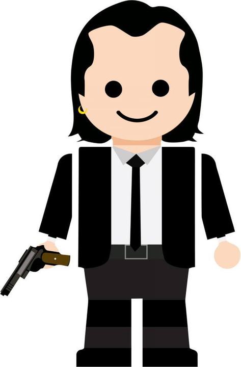 Produktbild Trenddeko Spielzeug - Vincent Vega (66 x 100 cm)