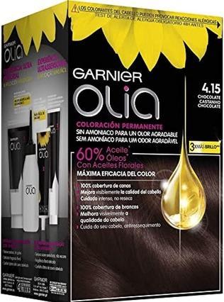 Produktbild Garnier OLIA Coloración Permanente #4,15 Chocolate 4 pz (4,15 Chocolate)