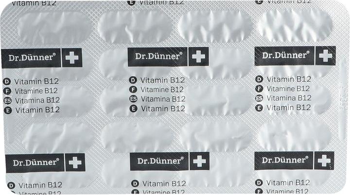 Actual product image Dr. Dünner Vitamin B12 (40 Piece, Capsules, 35 g)