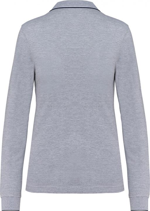 Produktbild Kariban Polo-Shirt aus Piqué-Strick langarm, Damen (S)