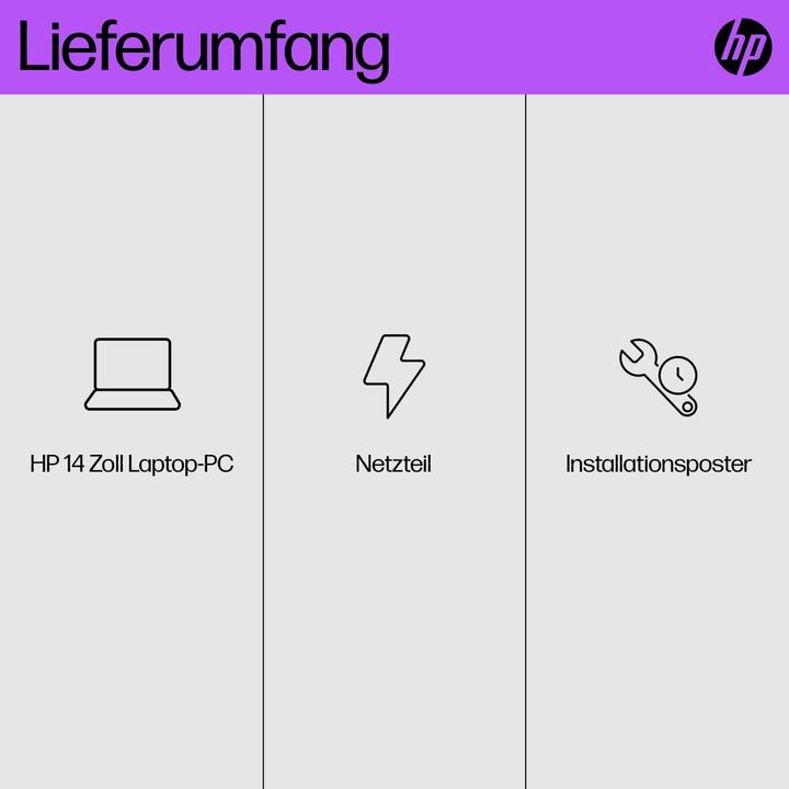 Immagine prodotto HP 14-em0155ng (14", AMD Ryzen 5 7520U, 16 GB, 512 GB, DE)