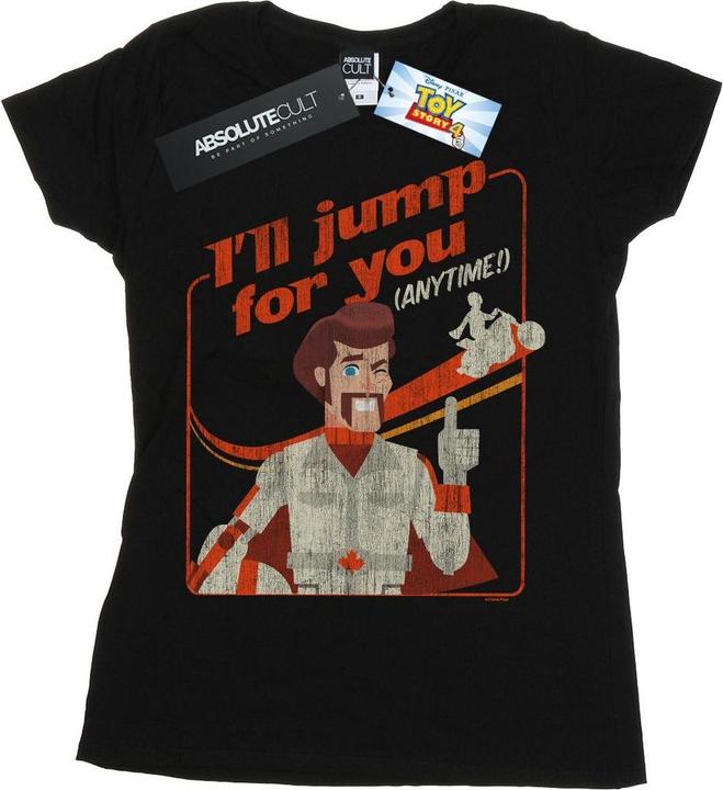 Immagine prodotto Disney Toy Story 4 Duke I'll Jump For You Maglietta Donna (XL)