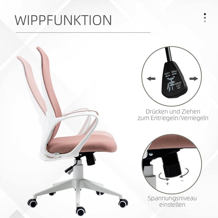 Actual product image Vinsetto Office chair with rocker function