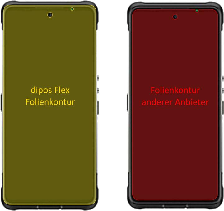 Produktbild Dipos Displayschutzfolie Full-Cover 3D (3 Stück, Ulefone Armor 10)